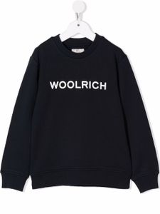 Woolrich Kids sweat à encolure ras du cou - Bleu