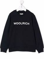 Woolrich Kids sweat à encolure ras du cou - Bleu - thumbnail