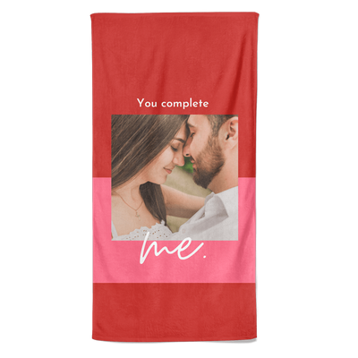 Valentijn handdoek You complete me - Pillow Buddies