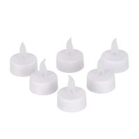 Daily Home LED Theelichten 3.8 cm 6 Stuks Wit