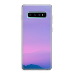 Sunset pastel: Samsung Galaxy S10 Plus Transparant Hoesje