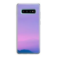 Sunset pastel: Samsung Galaxy S10 Plus Transparant Hoesje