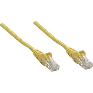 Intellinet 739818 RJ45 Netwerkkabel, patchkabel CAT 6 S/FTP 0.25 m Geel Folie afscherming, Afscherming gevlochten, Halogeenvrij 1 stuk(s)