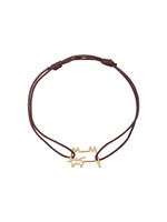 Aliita bracelet ajustable à breloque à design géométrique - Marron
