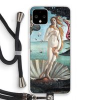 Birth Of Venus: Pixel 4 Transparant Hoesje met koord