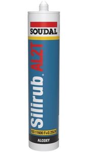 Soudal Silirub AL2T Alcoxy | Siliconenkit | Wit | 300 ml - 120648