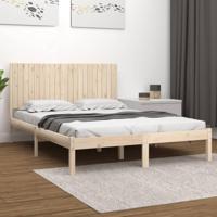 Bedframe zonder matras massief grenenhout 200x200 cm