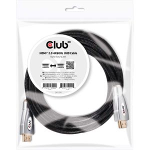 Club 3D HDMI 2.0 kabel 5 meter, 4K 60Hz