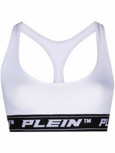 Philipp Plein soutien-gorge à logo - Blanc