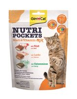 GIMCAT NUTRI POCKETS MALT-VITAMINEMIX 150 GR - thumbnail