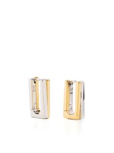 Tom Wood boucles d'oreilles Duo Step Hoops - Argent