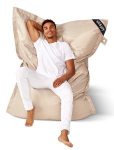 Zitzak 'Largo' Beige - Wit / Ecru - Weerbestendig - Sit&Joy