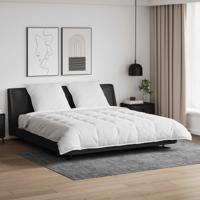 Dekbed Set met kussen 3 pcs Wit Donsveertjes