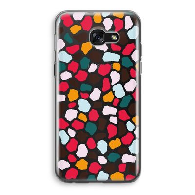 Colored Giraffe: Samsung Galaxy A5 (2017) Transparant Hoesje