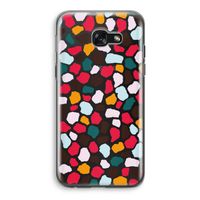 Colored Giraffe: Samsung Galaxy A5 (2017) Transparant Hoesje
