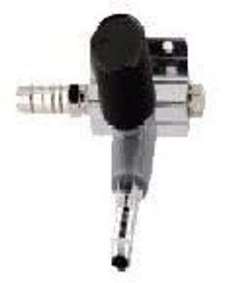 Europond Luchtverdeler 9mm met Draaikraan - Nauwkeurige Vijverzuurstofregulator met 1 Uitgang