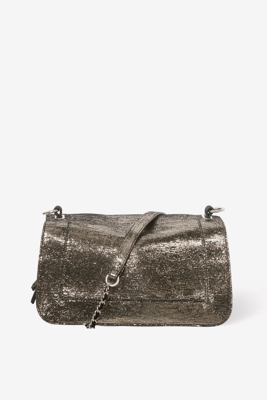 Jerome Dreyfuss crossbody Bobi 45BOBICH lame champagne