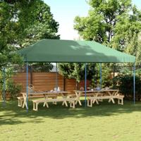 VidaXL Partytent inklapbaar pop-up 580x292x315 cm bruin - thumbnail
