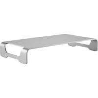 LogiLink Tabletop monitor riser, aluminum Monitorstandaard Hoogte: 6.3 cm (max) Zilver - thumbnail