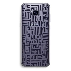 Moroccan Print: Samsung Galaxy S8 Plus Transparant Hoesje