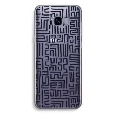 Moroccan Print: Samsung Galaxy S8 Plus Transparant Hoesje