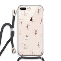 Dancing #3: iPhone 8 Plus Transparant Hoesje met koord