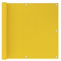VidaXL Balkonscherm 90x300 cm hdpe geel