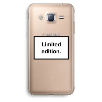 Limited edition: Samsung Galaxy J3 (2016) Transparant Hoesje