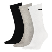 Puma sokken hoog wit-zwart-grijs 3-pack-47-49