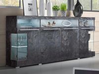 Commode LABEL 4 deuren kleurrijke leisteen zonder led