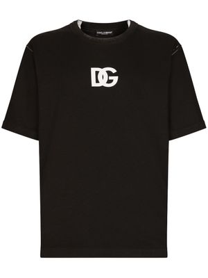 Dolce & Gabbana t-shirt à logo imprimé - Noir