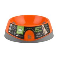 Voerbak voor honden Lickimat Oh Bowl Oranje - thumbnail