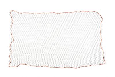 Jumbo elastisch aanhangernet 195 x 140 cm nylon zwart/oranje