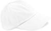 Beechfield CB57 Low Profile Heavy Brushed Cotton Cap - White - One Size