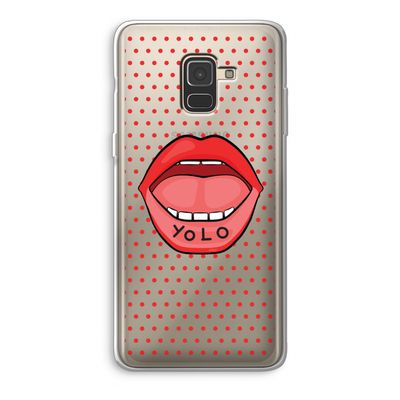Yolo Denise: Samsung Galaxy A8 (2018) Transparant Hoesje