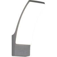 LED Tuinverlichting - Trion Orix - Wandlamp Buitenlamp - 1 Lichtpunt van 12.5 Watt - Natuurlijk Wit 4000K - Antraciet - Gegoten Aluminium