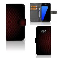 Samsung Galaxy S7 Edge | Telefoon Hoesje | Geruit Rood