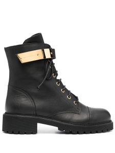 Giuseppe Zanotti bottines à semelle épaisse - Noir