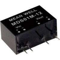 Mean Well MDS01N-15 DC/DC-convertermodule 67 mA 1 W Aantal uitgangen: 1 x Inhoud 1 stuk(s) - thumbnail