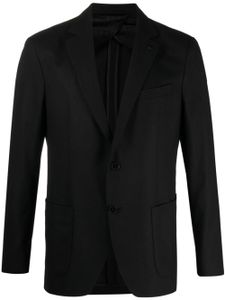 Karl Lagerfeld blazer Smart en serge à simple boutonnage - Noir