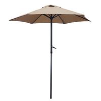 Vera parasol Ø180cm taupe. - thumbnail