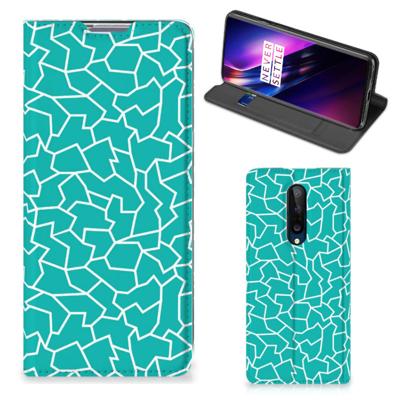 OnePlus 8 | Bookcase | Cracks Blue
