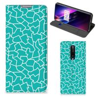 OnePlus 8 | Bookcase | Cracks Blue