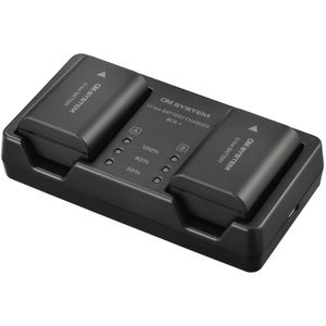 OM SYSTEM SBCX-1 batterij + lader set