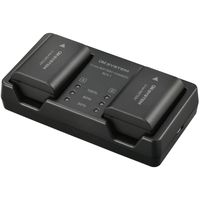 OM SYSTEM SBCX-1 batterij + lader set