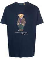 Polo Ralph Lauren t-shirt en coton à motif Polo Bear - Bleu