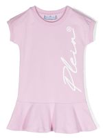 Philipp Plein Junior robe à logo imprimé - Rose