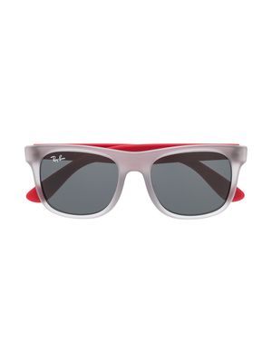 RAY-BAN JUNIOR lunettes de soleil à monture carrée - Gris