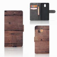 Nokia 3.1 (2018) | Book Style Case | Old Wood