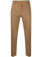 PT Torino pantalon chino slim à taille mi-haute - Marron